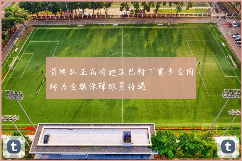 黄蜂队正式将迪亚巴特下赛季合同转为全额保障球员待遇